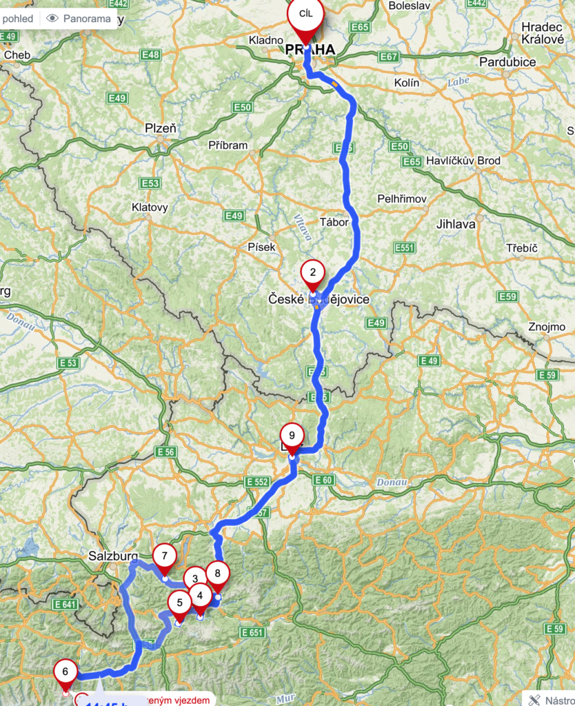 První cyklo dovolená k rakouským jezerům 3