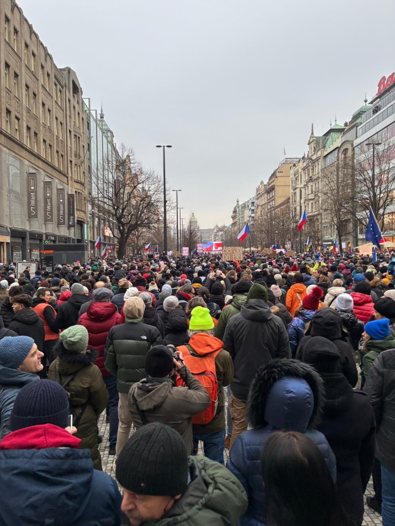 1.2.2026 - Demonostrace proti Macinkovi