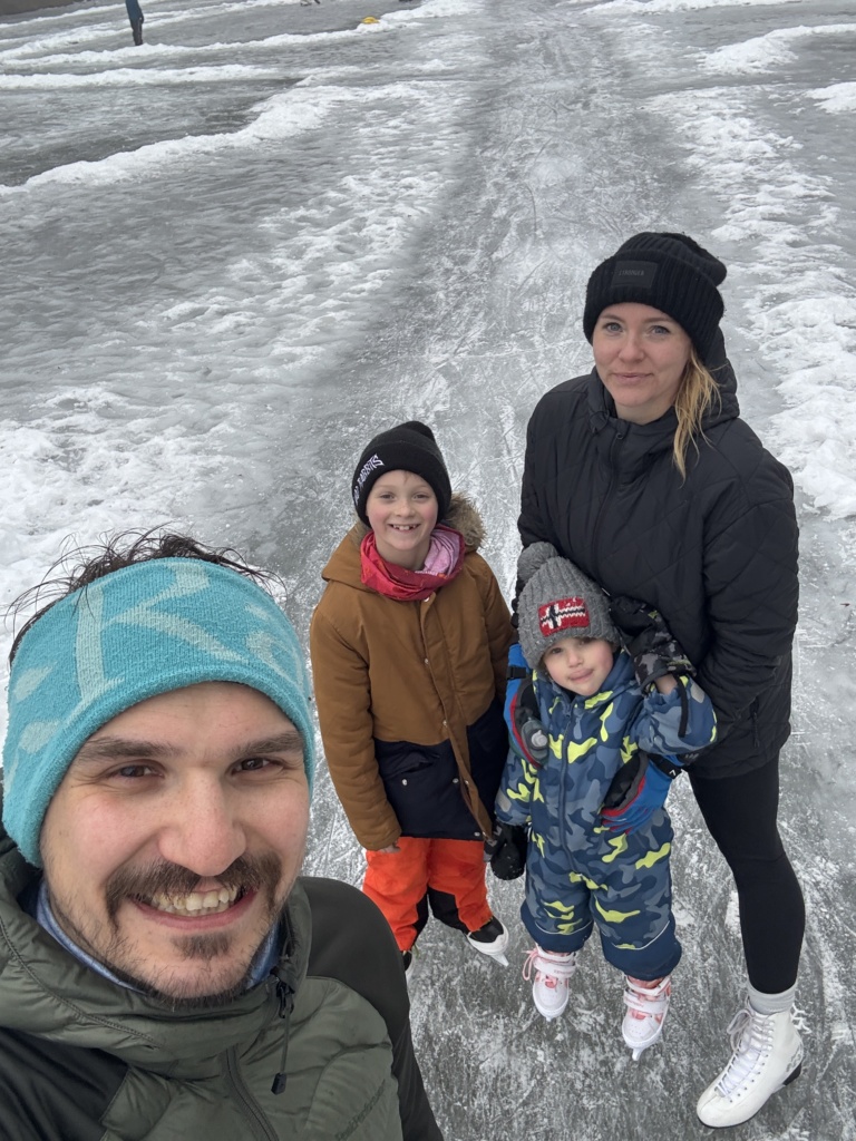 26.1.2026 - A už zase bruslíme na rybníku