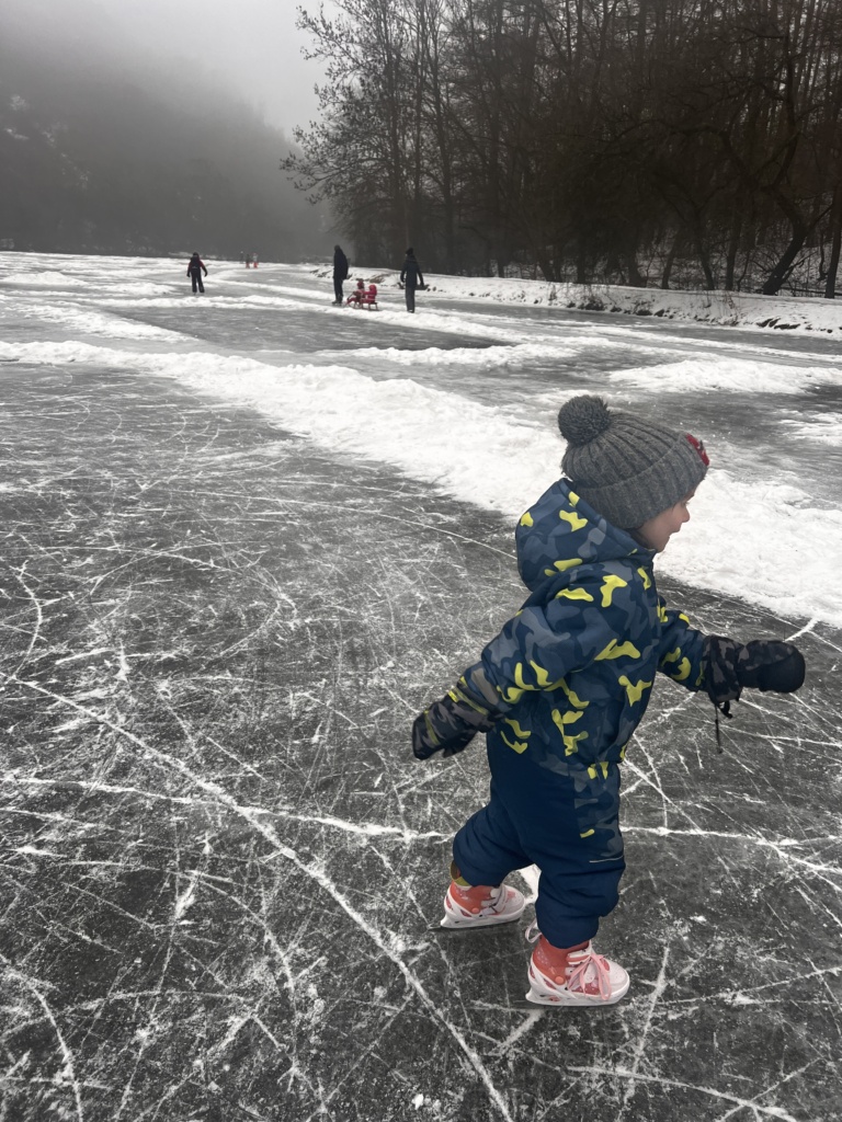 26.1.2026 - A už zase bruslíme na rybníku